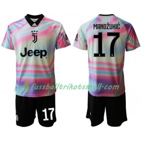 Fußballtrikots Juventus MANDZUKIC 17 Kinder EA Sport 2018-2019 Kurzarm